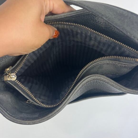 Vintage Coach Pebbled Leather 4920 hobo over the shoulder bag 3 sections - Picture 8 of 15